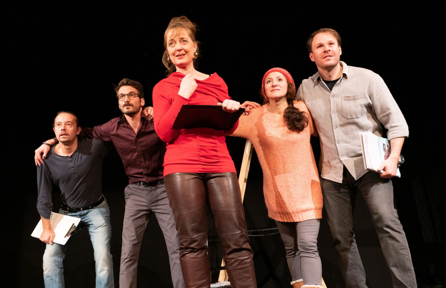 Benefiz - Jeder Rettet Einen Afrikaner von Ingrid Lausund im Wallgraben Theater Freiburg